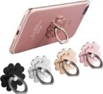 SKYii Cell Phone Ring Stand Finger Ring Holder 360 Rotation Phone Holder Ring Grip Compatible with Apple iPhone Samsung and Other Smart Phones or Phone Case 4-Pack - Image 2