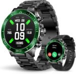 SOUYIE Men's Luxury Smart Watch - 1.43" AMOLED Display Smartwatch with HD Bluetooth Calling, 400mAh 30-Day Battery, 100+ Sports Modes, Health Monitor with Metal/Silicone Straps for Android iPhone - Image 2