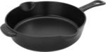 STAUB Cast Iron 8.5-inch Traditional Deep Skillet - Black - Image 2
