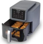 SUR LA TABLE KITCHEN ESSENTIALS 5-in-1 Compact 8-Quart Basket Air Fryer with Window for Easy Viewing, Digital Touchscreen Display with 10-Presets, Air Fry, Bake, Broil and Reheat in Minutes, 1500w - Image 2