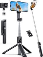 Selfie Stick Tripod with Remote, Extendable 360° Rotatable Selfie Stick, 41.7" Phone Tripod Stand for Cell Phone Filming Compatible with iPhone Samsung Android Smartphone Gopro - Image 2