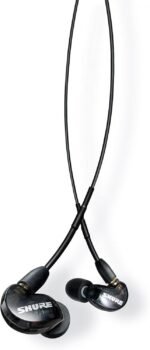 Shure SE215 PRO Wired Earbuds, Professional Sound Isolating Earphones with Clear Sound, Deep Bass, Secure in-Ear Fit, Carrying Case, Black (SE215-K) - Image 2