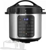 Simple Deluxe 16-in-1 Electric Pressure Cooker, 8QT Stainless Steel & Non-Stick Multi Cooker for Slow Cook, Meat Stew, Cake, Porridge, Multigrain, Dishwasher Safe, Silver - Image 2