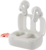 Skullcandy Dime 3 Wireless Earbuds, Bluetooth Headphones, Noise Isolating Fit, Up to 20 Hours Battery, Microphone for iPhone Android, Easy Carry with Integrated Lanyard - Bone - Image 2