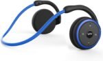Small Bluetooth Headphones Wrap Around Head - Sports Wireless Headset with Built in Microphone and Crystal-Clear Sound, Foldable and Carried in The Purse, and 12-Hour Battery Life, Blue - Image 2