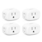 Smart Plug, Smart Plugs That Compatible with Alexa & Google Home, Smart Outlet with Retome Control, Timer & Schedule, WiFi Outlet for Home, No Hub Required, 2.4GHz Wi-Fi Only, 4 Pack - Image 2