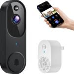 Smart Video Doorbell Camera Wireless, AI Human Detection and Instant Alerts, Night Vision, 2-Way Audio, Battery Powered, Cloud Storage Sold Seperately, 2.4G WiFi (Chime Included) - Image 2