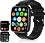 Smart Watch for Men - 1.90" HD Touch Screen Smartwatch, Bluetooth Call, Fitness Tracker with 120+ Sport Modes, Heart Rate & Sleep Monitor, IP68 Waterproof Smart Watches for Android & iPhone, Black - Image 2