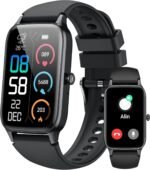 Smart Watch for Men Women, 1.57" Smartwatch (Answer/Make Call) , Fitness Tracker with 110+ Sport Modes, Heart Rate/Sleep Monitor, IP68 Waterproof, Bluetooth Calls, Smartwatches for Android iOS Black - Image 2