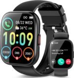 Smart Watch for Men Women, 1.85" TFT-Touch Screen Smartwatch with Call Function, 112 Sport Modes, Fitness Tracker with 24/7 Heart Rate/Sleep Monitor, IP68 Waterproof, Fitness Watch for Android/iOS - Image 2