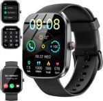 Smart Watch with 1.91" HD Touchscreen Fitness Tracker with Bluetooth Calling, Fitness Watch with Heart Rate/Sleep Monitor, 120+ Sports Modes, IP68 Waterproof Smartwatch for Android iOS - Image 2