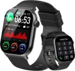 Smart Watch(Answer/Make Call), 1.96" HD Smartwatch for Men Women, 2025 New Fitness Watch with 100+ Sport Modes, Heart Rate/Sleep/SpO2/Calories Monitor, IP68 Waterproof Activity Tracker for Android iOS - Image 2