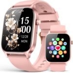 Smart Watches for Women Men, Fitness Tracker Watch with 110 Sports Modes, Step Counter/Sleep Monitor/Pedometer, IP68 Waterproof, Bluetooth Call & Music Control Smartwatch for iPhone/Android - Image 2