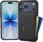 Smartish® iPhone 17 Pro Max Wallet Case - Wallet Slayer Vol. 1 [Slim + Protective] Credit Card Holder - Drop Tested Flip Hidden Card Slot Cover for Apple iPhone 17 Pro Max - Black Tie Affair - Image 2