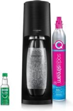 SodaStream - Terra Soda Streaming Machine - STARTER KIT - Sparkling Water Maker with CO2 & Bubly Drop - Eco-Friendly, No Batteries Needed - Black - Image 2