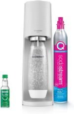 SodaStream Terra Sparkling Water Maker (White) with CO2, DWS Bottle and Bubly Drop - Image 2