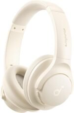 Soundcore by Anker Q20i Hybrid Active Noise Cancelling Headphones, Wireless Over-Ear Bluetooth, 40H Long ANC Playtime, Hi-Res Audio, Big Bass, Customize via an App, Transparency Mode (White) - Image 2