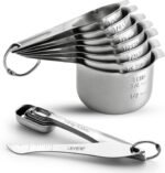 Spring Chef Stainless Steel Measuring Cups and Spoons Set of 14 with Leveler, Nesting Kitchen Metal Measuring Cups and Spoons Set for Dry and Liquid Ingredients, Perfect for Cooking & Baking - Image 2