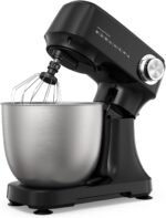 Stand Mixer 4.8 Qt Electric Food Mixer 12 Speeds Portable Lightweight Kitchen Mixer For Daily Use With Egg Whisk, Dough Hook, Flat Beater - Image 2