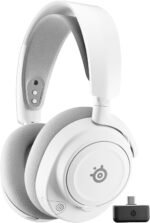 SteelSeries Arctis Nova 7P Wireless Gen 2 Gaming Headset - Real-Time App Control, 50+ HR Play, Neodymium Magnetic Drivers, Mix 2.4GHz/Bluetooth, PS5, PS4, PC, Switch 1/2, Mobile - White - Image 2