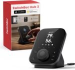 SwitchBot Hub 3 (3rd Gen), Smart Home Hub with 2.4" IPS Screen & Knob Control, WiFi Thermometer Hygrometer, IR Remote (Matter/Bluetooth 200m), Alexa/Google/Apple Home Compatible - Image 2