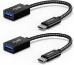 Syntech USB C to USB Adapter, 2 Pack USB C to USB 3, Type C to A, Thunderbolt 3 to USB Female Adapter OTG Cable Compatible with iPhone 17/Air/16/15 Pro Max, iPad mini 6, MacBook Pro, Air and More - Image 2