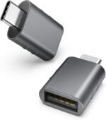 Syntech USB C to USB Adapter Pack of 2, USB 3.0 Female to Thunderbolt 4/3 Adapter Compatible with MacBook Pro Air 2024, Surface, iPad, iPhone, Galaxy Notebook, XPS and More Type C Devices, Space Grey - Image 2