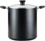 T-fal Specialty Nonstick Stockpot With Lid 12 Quart, Oven Broiler Safe 350F, Stay-Cool Handles, Kitchen, Cookware, Pots and Pans, Stock Pot, Soup Pot, Cooking Pot, Dishwasher Safe, Black - Image 2