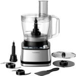 TWOMEOW Food Processor, 4 Programs & Pulse,1000W Max Power,12 Cups Total Volume for Slicing, Mincing, Dicing, Shredding, Puree, Dough and Vegetable Chopper Clean Bowl Scraper, Stainless Steel - Image 2