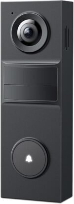 Tapo 2K Wired Smart Video Doorbell - 160° Ultra-Wide View, Person Detection, 2-Way Talk, Ring Call, Night Vision, Subscription-Free Local Storage or Optional Cloud, Works with Alexa, D205 - Image 2