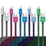 Teeind USB Type C Cable Fast Charging, Tpc001 5 Pack(6Ft 3A) Braided C Charger Cables Compatible with Samsung S10e/note 9/s10/s9/s8 Plus/A80/A50/A20 - Image 2