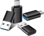 Temdan USB to USB C Adapter,Car Charger OTG Converter Compatible with MacBook Pro Air 2024,Samsung Notebook and More Type C,for iPhone 17 16 15 Air Plus Pro Max,OTG Adapters-Black - Image 2