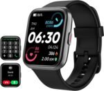 Tensky Smart Watch for Men/Women Android & iPhone, Alexa Built-in, 1.8" Touch Screen Fitness Tracker with Answer/Make Calls, 3ATM Waterproof Heart Rate/Sleep/SpO2 Monitor, Pedometer, 100+ Sport Modes - Image 2