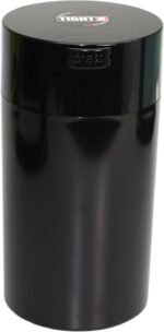 Tightvac - 3 oz to 12 Ounce - Patented Airtight Container | Multi-use Vacuum Container Works as Smell Proof Containers for Herbs and Dry Goods. Black - Image 2