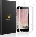 UNBREAKcable Shatterproof Tempered Glass Screen Protector for iPhone SE 2022/SE 2020, iPhone 8/7 [2-Pack] [99.99% HD Clear] [Easy Installation Frame] [9H Hardness][Bubble Free] for Apple 4.7'' - Image 2