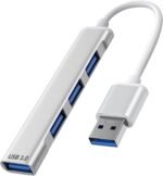 USB 3.0 Hub, 4-Port USB Hub USB Splitter USB Expander for Laptop, Xbox, Flash Drive, HDD, Console, Printer, Camera, Keyborad, Mouse and More - Image 2