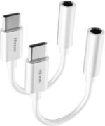 USB C to 3.5mm Headphone Jack Adapter for iPhone17/ iPhone 16/16 Pro/15/15 Pro/Pro Max/Plus, Type C Aux Audio Dongle Cable Cord Compatible with iPad, Samsung Galaxy S23/S23/S22/S21, MacBook（2 Pack） - Image 2