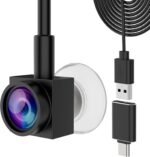 Uyissykia 1080P Eye Contact Webcam Auto Focus with Suction Cup of Center Screen, Webcam with Noise-Cancelling Microphone for PC and Laptop,Plug & Play for Live Streaming Video Call Conference - Image 2