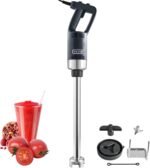 VEVOR Commercial Immersion Blender, 500 Watt 20Inch Heavy Duty Hand Mixer, Variable Speed Mixer with 304 Stainless Steel Blade, Multi-Purpose Portable Mixer for Soup, Smoothie, Puree, Baby Food - Image 2