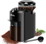 Wancle Electric Burr Coffee Grinder - Adjustable with 28 Precise Grind Settings for 12 Cups - Professional Coffee Bean Grinder (Plastic, Black) - Image 2