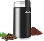 Wancle Electric Coffee Grinder, Spice Grinder, One Touch Coffee Mill for Beans, Spices and More, with Clean Brush Black - Image 2