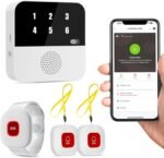 WiFi Caregiver Pager Smart Call System - Display Caller ID & App Alerts, No Monthly Fee, IP65 Waterproof Wristband + 2 Call Buttons, Emergency Alert Button for Elderly at Home & Nursing Care - Image 2