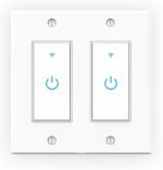 WiFi Light Smart Switch 2 Gang Touch Wall - Compatible With Alexa Google Assistant and IFTTT - Image 2