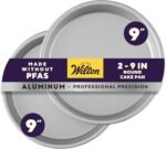 Wilton 2-Piece 9 x 2 Inch Round Cake Baking Pan Set, Even Heating Aluminum Bakeware for Tiered & Layered Cakes, Made without PFAS, Packaging May Vary - Image 2
