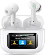 Wireless Earbuds Bluetooth 6.0 Headphones, Ear Buds with ANC Noise Cancelling, ENC Clear Calls, Touchscreen LED Display Case, 48H Playtime, Stereo Sound, IPX7 Waterproof for Sports Workout - Image 2