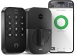 Yale Security Assure Lock 2 Deadbolt, Black Suede Keyed Smart Entry Door Lock with Wi-Fi Connected Keypad for Code Entry and Remote Access, YRD410-WF1-BSP - Image 2