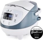 Yum Asia Panda Mini Rice Cooker With Ninja Ceramic Bowl and Advanced Fuzzy Logic (3.5 cup, 0.63 litre) 4 Rice Cooking Functions, 4 Multicooker functions, Digital LED display - 120V - Image 2