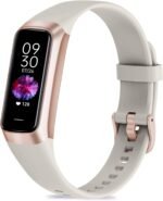 Zeacool Fitness Tracker with 24/7 Heart Rate, Blood Oxygen Blood Pressure Sleep Monitor, Activity Trackers 5 ATM Waterproof,Step Calorie Counter Pedometer Health Smart Watch for Women Men Beige - Image 2