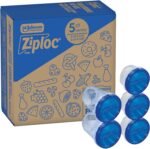 Ziploc Brand Twist n Loc Food Storage Containers, Leak Resistant Design, Small and Medium Round, Variety Pack, 5 count - Image 2