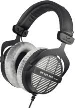 beyerdynamic DT 990 PRO Over-Ear Studio Monitor Headphones - Open-Back Stereo Construction, Wired (80 Ohm, Grey) - Image 2
